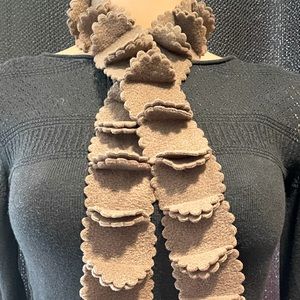 Handmade fleece scarf